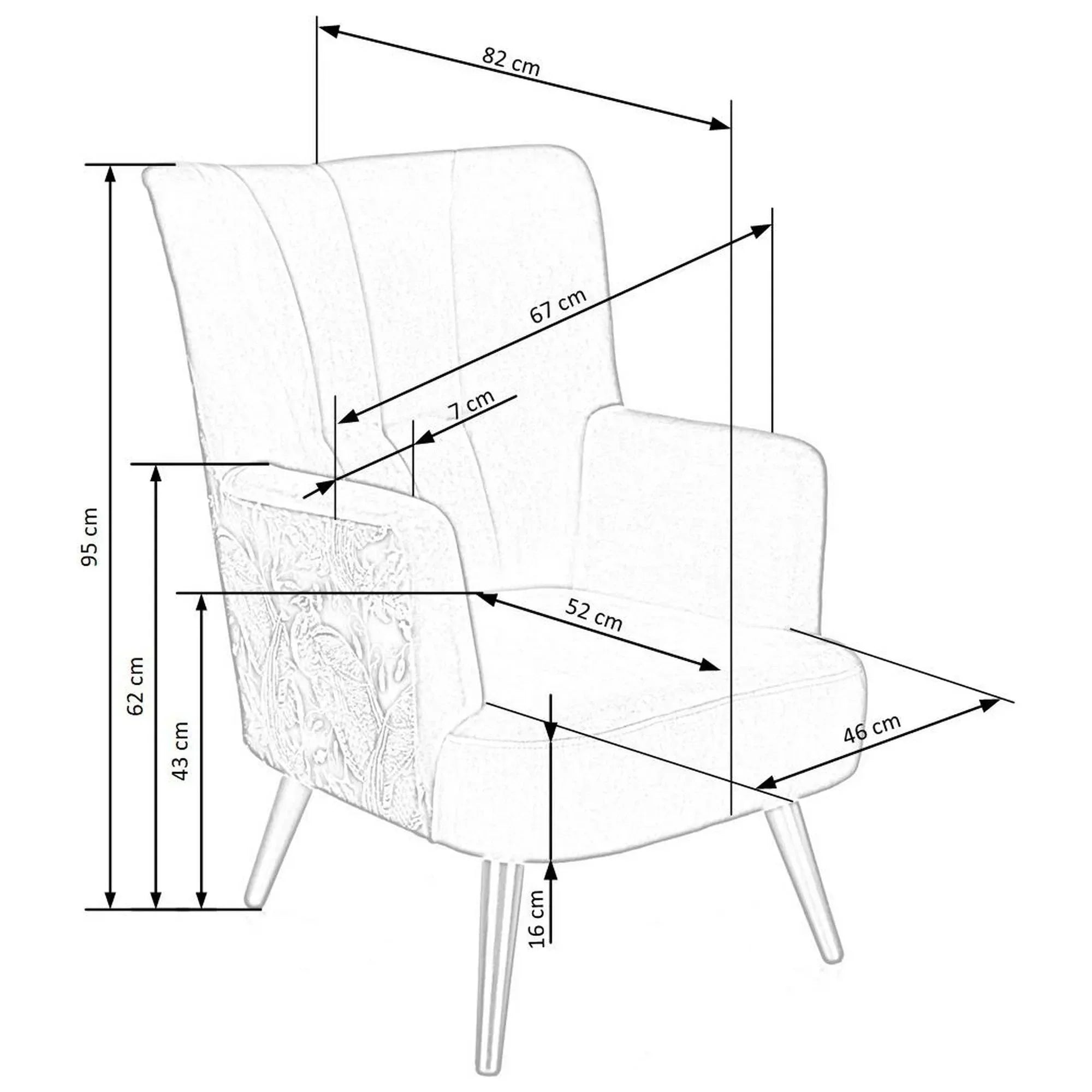 Fotoliu HOUSTON OCN-37760, verde