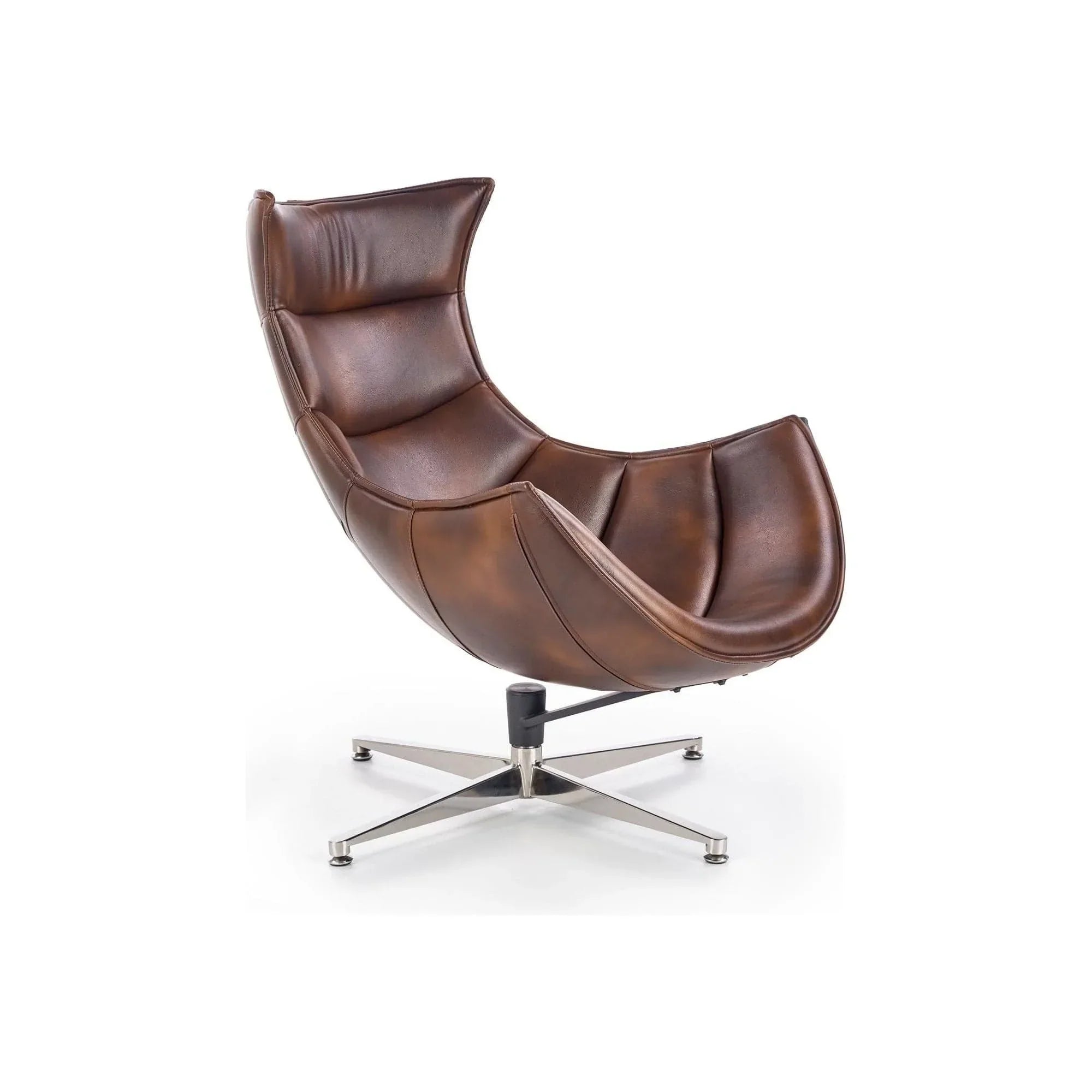 Fotoliu HOUSTON OCN-37804, maro/crom