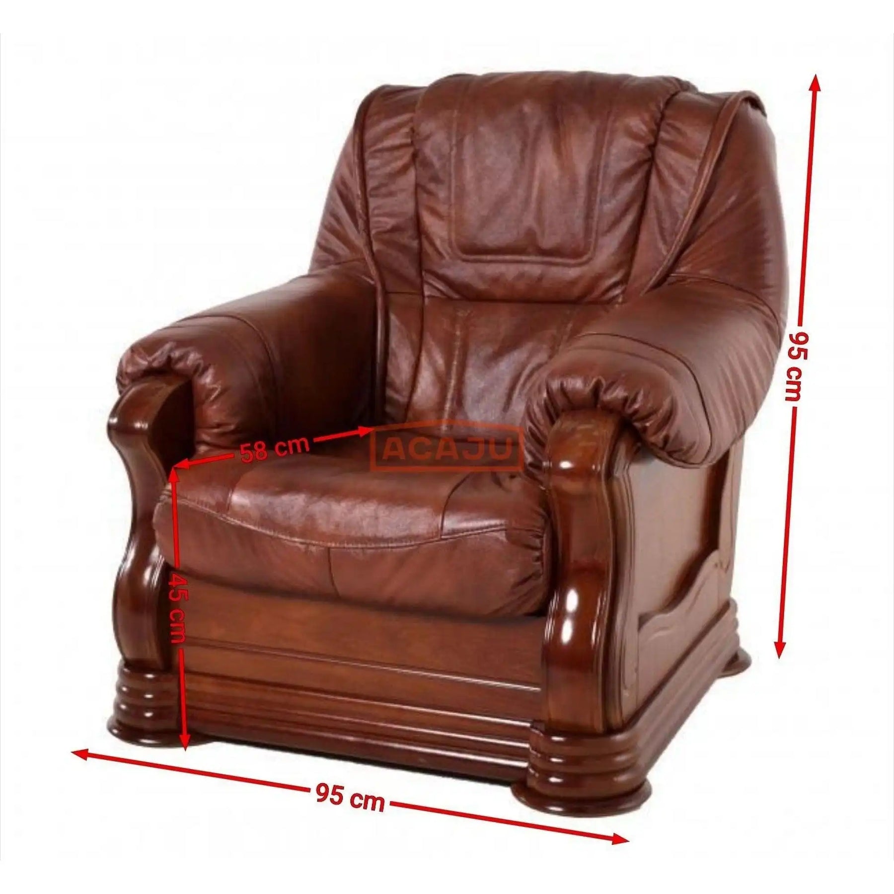 Fotoliu PORTO SANTORINI OCN-27287, maro