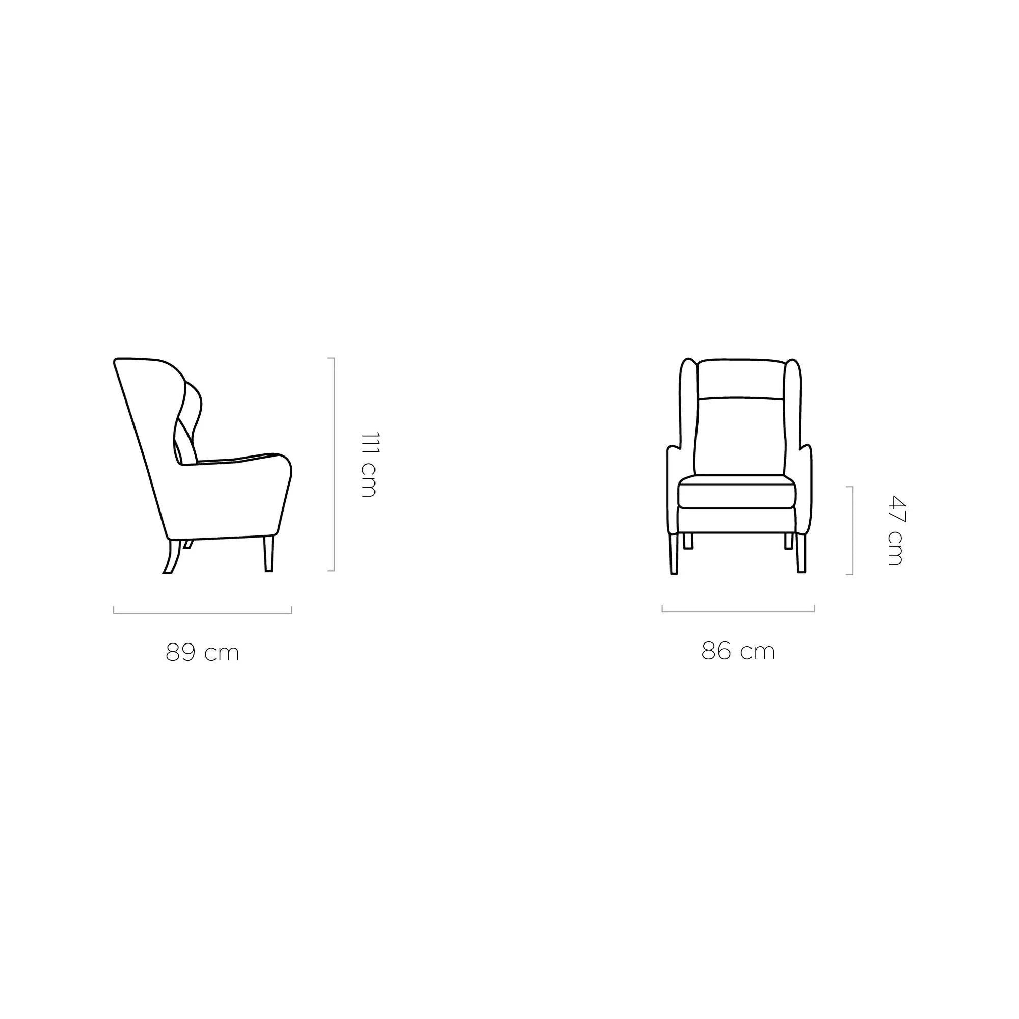 Fotoliu PORTO SANTORINI OCN-27442, bej