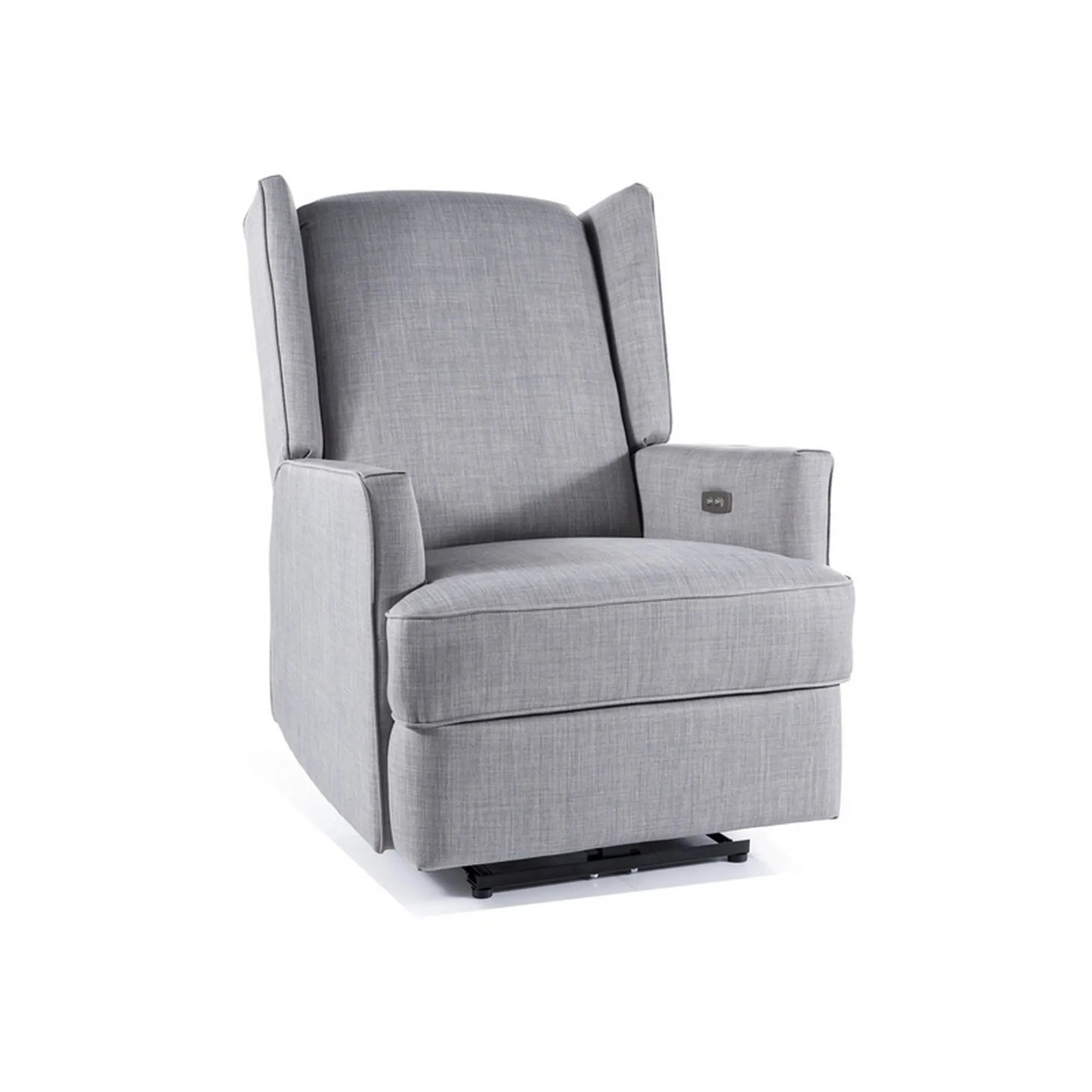 Fotoliu rabatabil DETROIT OCN-39784, gri/negru