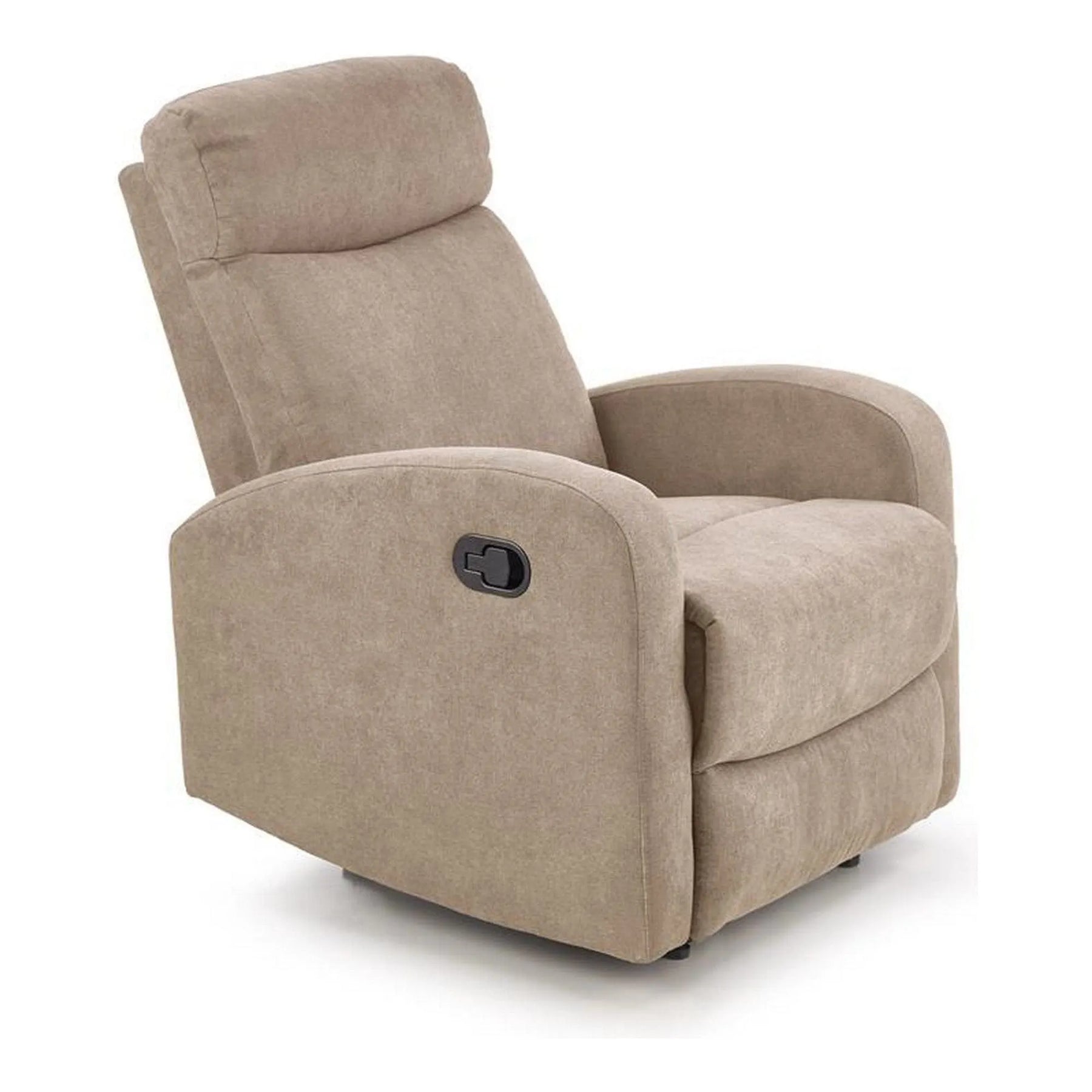 Fotoliu rabatabil bej, ideal pentru living, cu design modern – primabucata