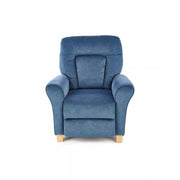 Fotoliu rabatabil HOUSTON OCN-37764, albastru/stejar