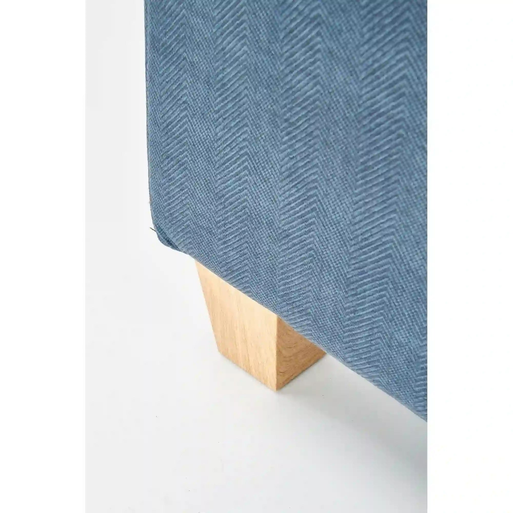 Fotoliu rabatabil HOUSTON OCN-37764, albastru/stejar