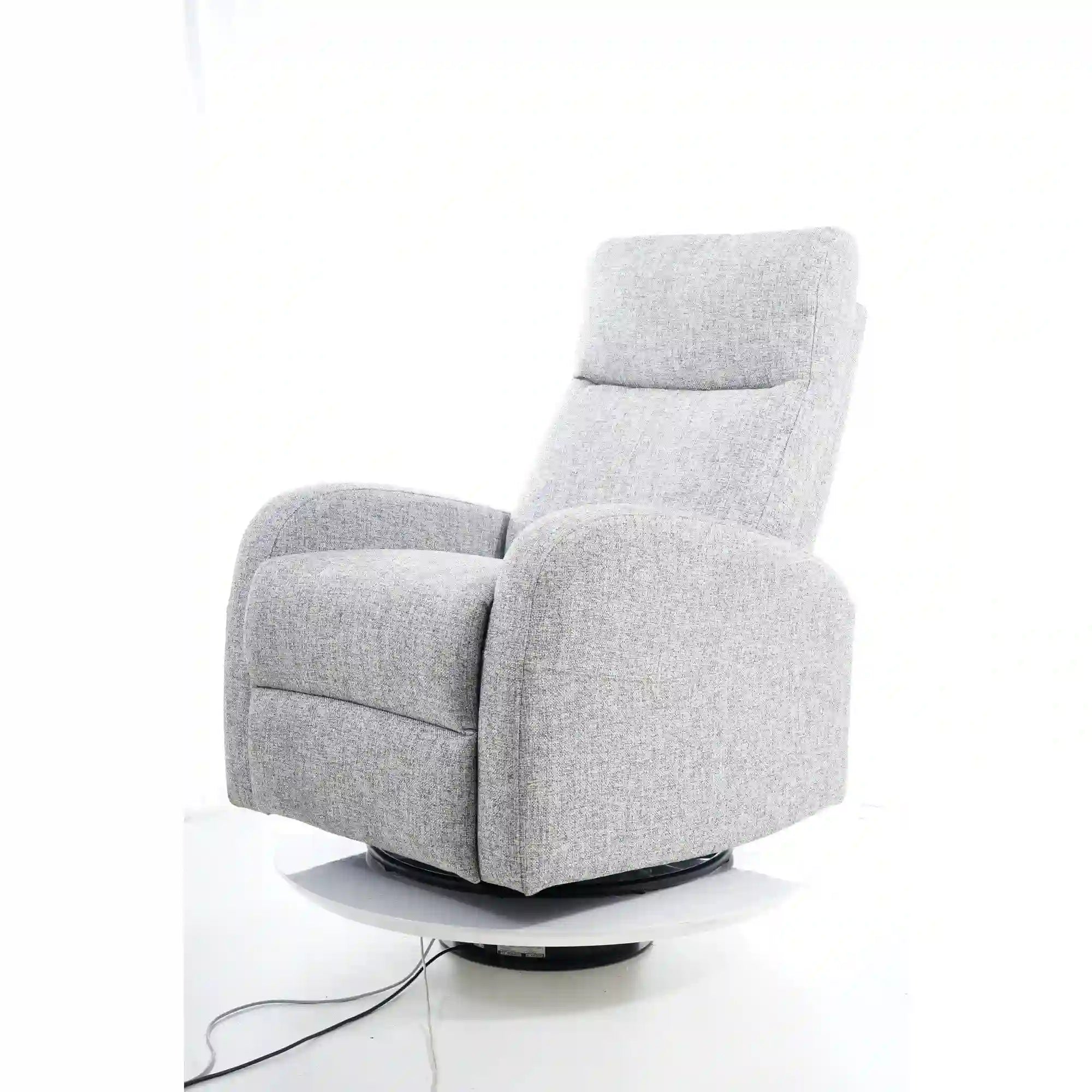 Fotoliu recliner DETROIT OCN-39690, gri/alb/negru