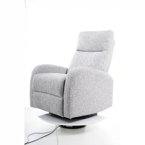 Fotoliu recliner DETROIT OCN-39690, gri/alb/negru