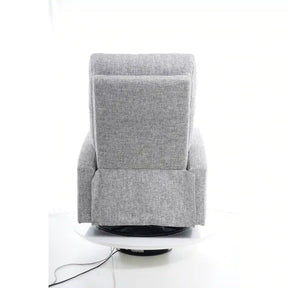 Fotoliu recliner DETROIT OCN-39690, gri/alb/negru