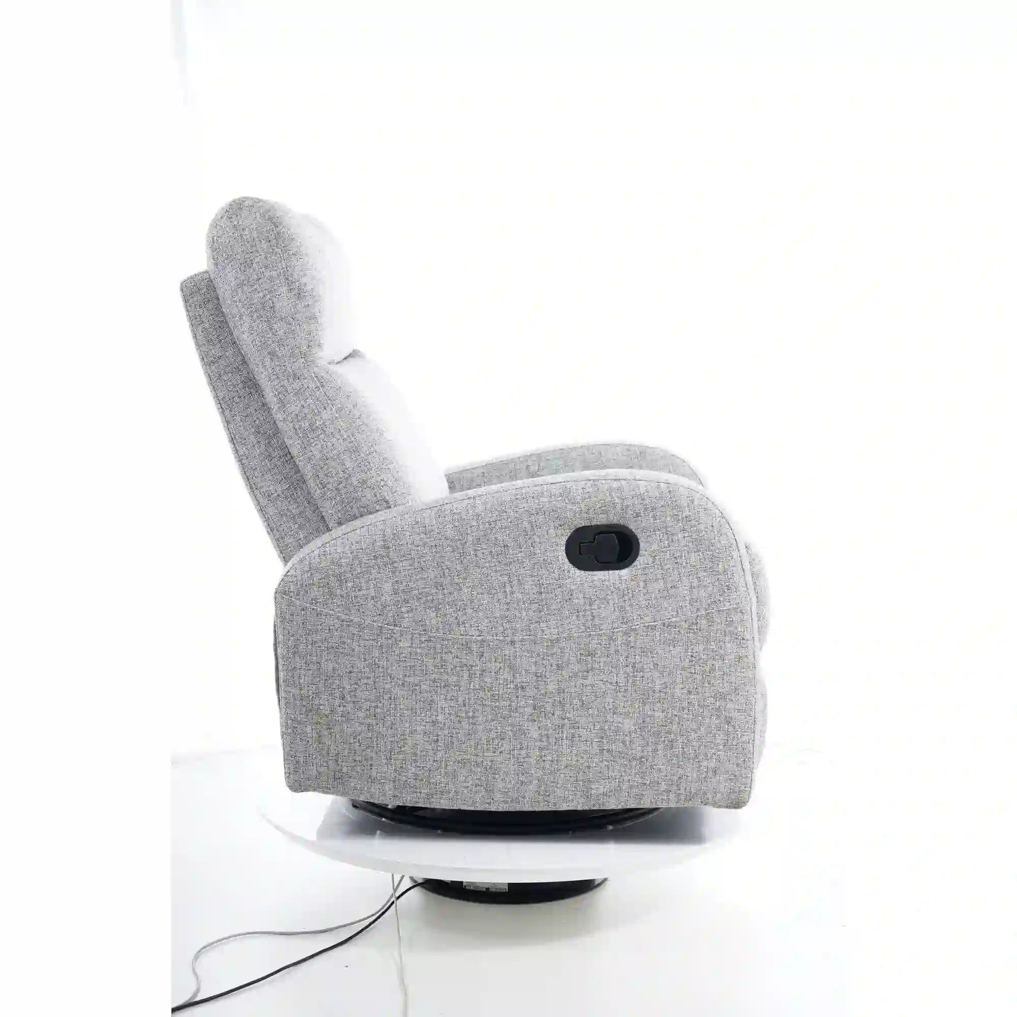 Fotoliu recliner DETROIT OCN-39690, gri/alb/negru