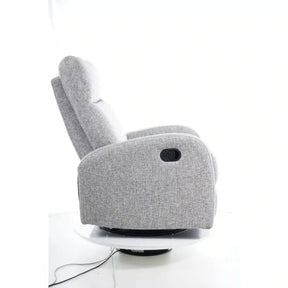 Fotoliu recliner DETROIT OCN-39690, gri/alb/negru