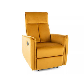 Fotoliu recliner DETROIT OCN-39750, galben