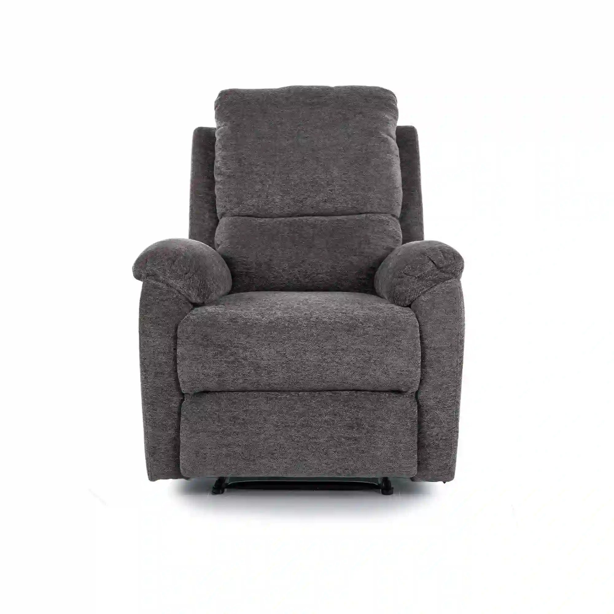 Fotoliu recliner DETROIT OCN-39766, gri inchis/negru