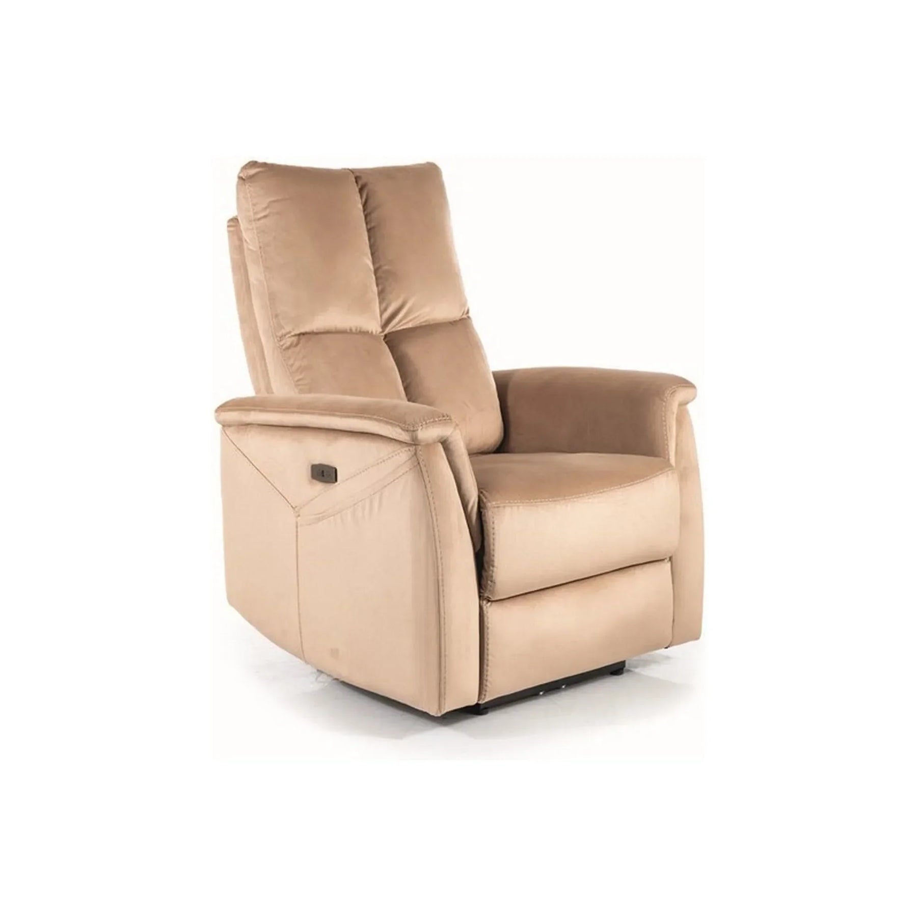 Fotoliu recliner bej, confortabil, ideal pentru living – primabucata