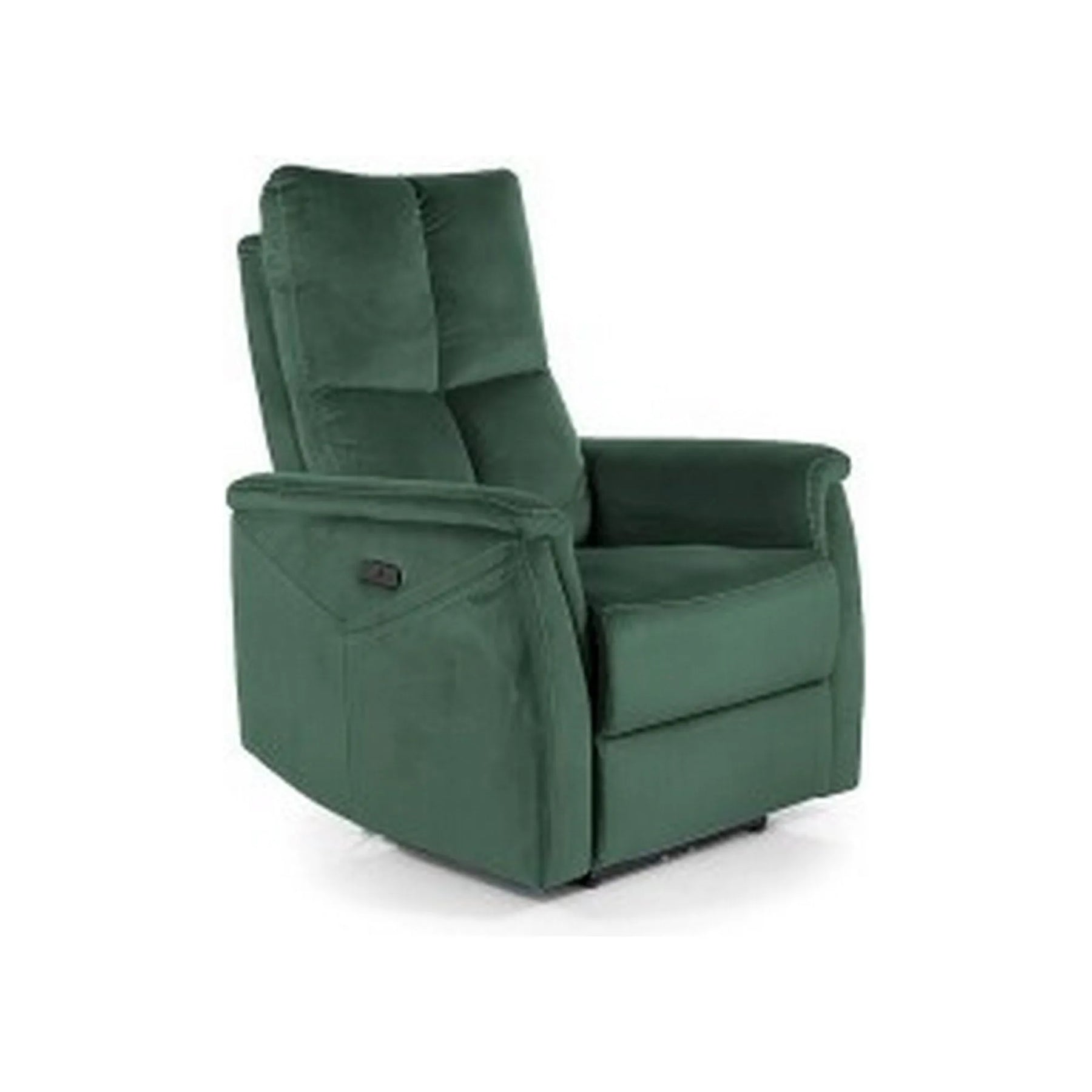 Fotoliu recliner verde închis, ideal pentru un living confortabil – primabucata