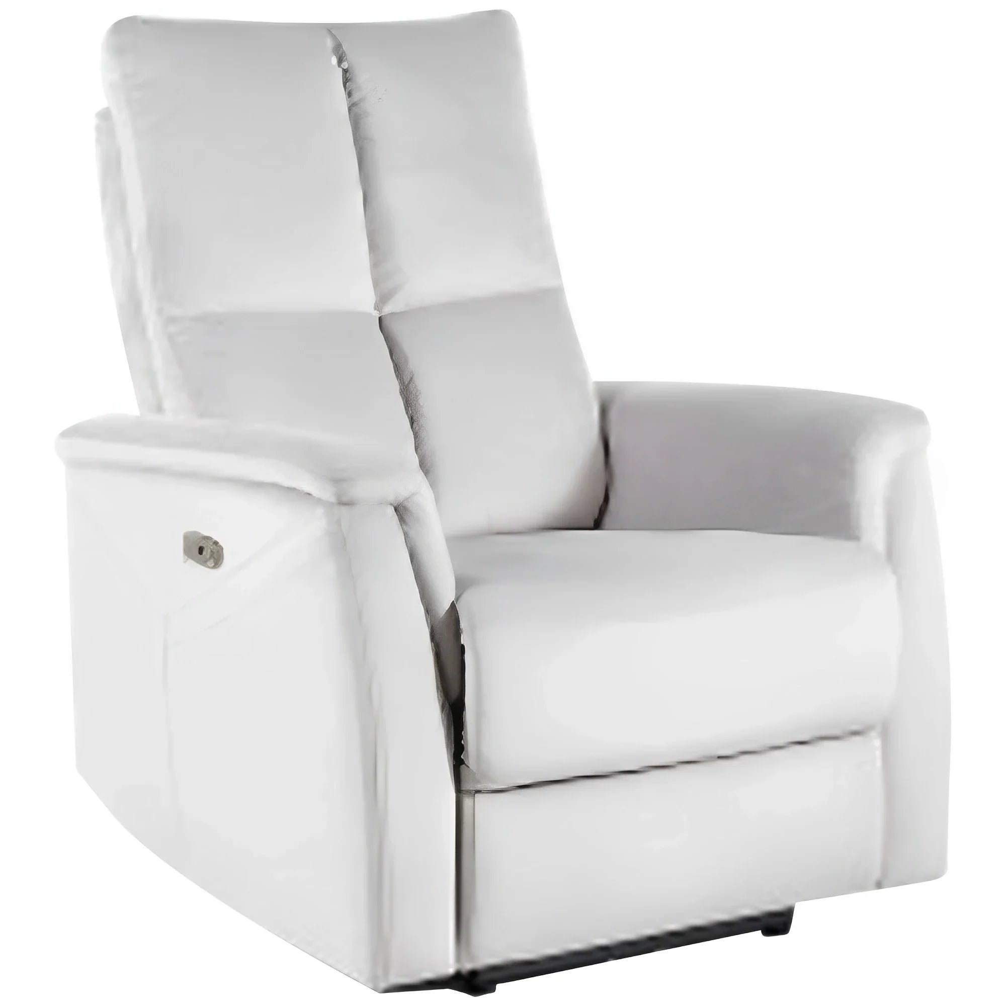 Fotoliu recliner DETROIT OCN-39878, gri deschis/negru