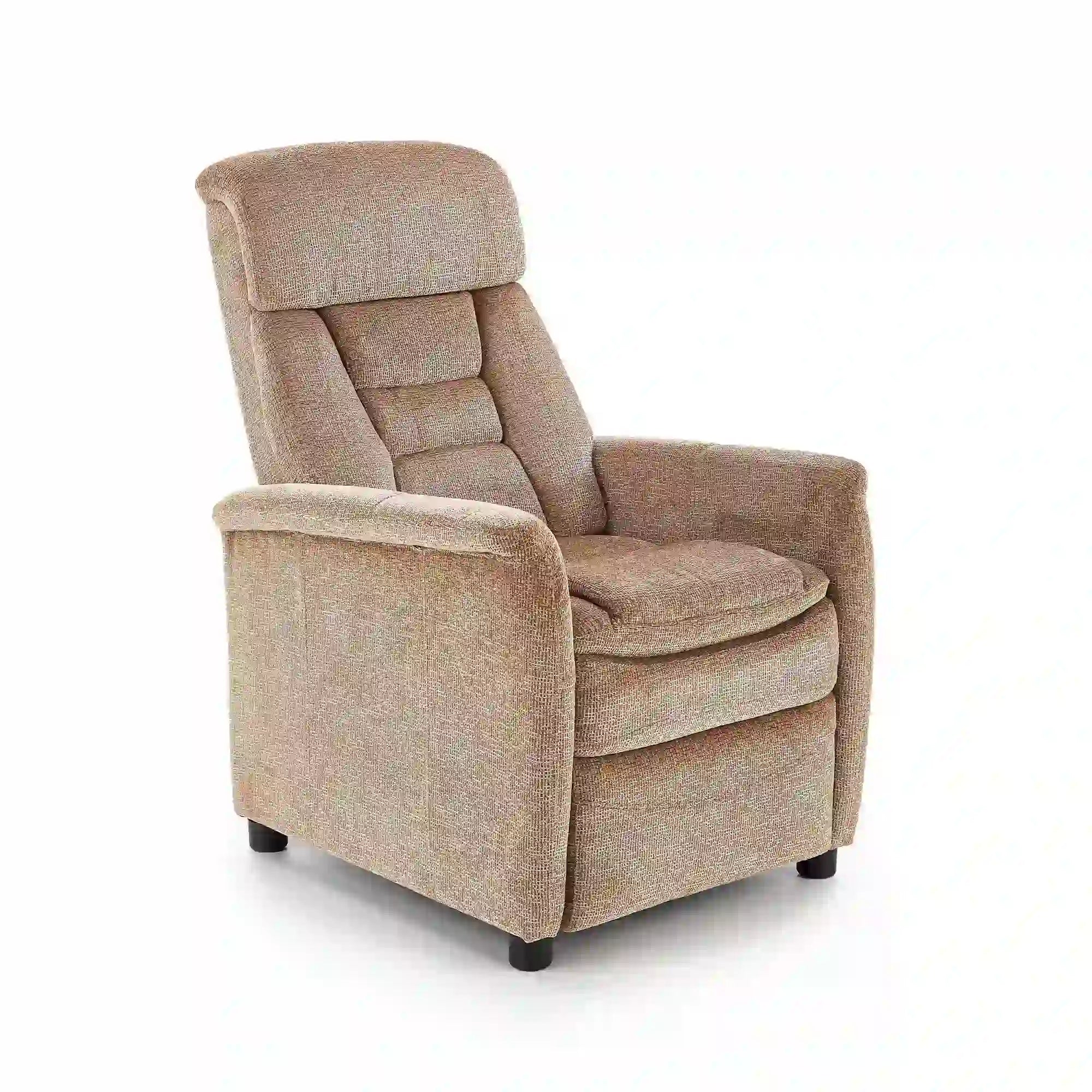 Fotoliu recliner HOUSTON OCN-37670, bej/negru