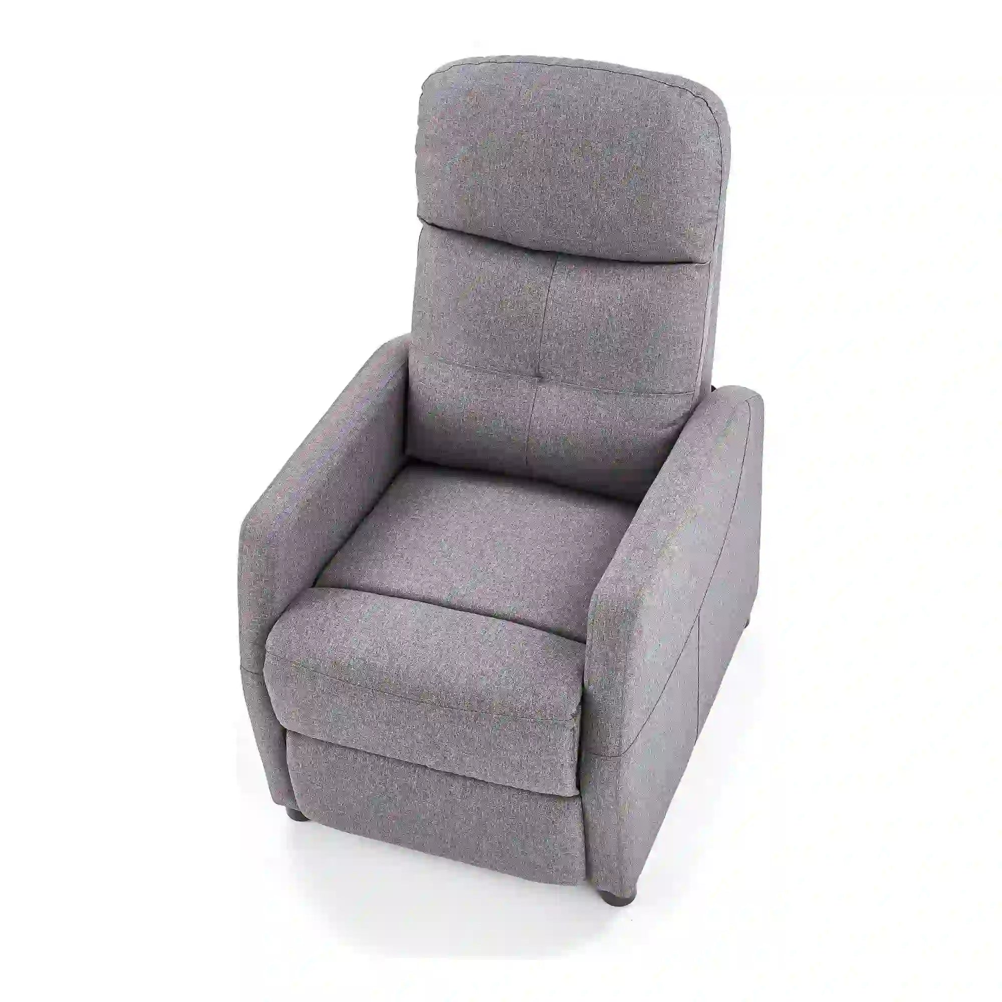 Fotoliu recliner HOUSTON OCN-37673, gri/negru
