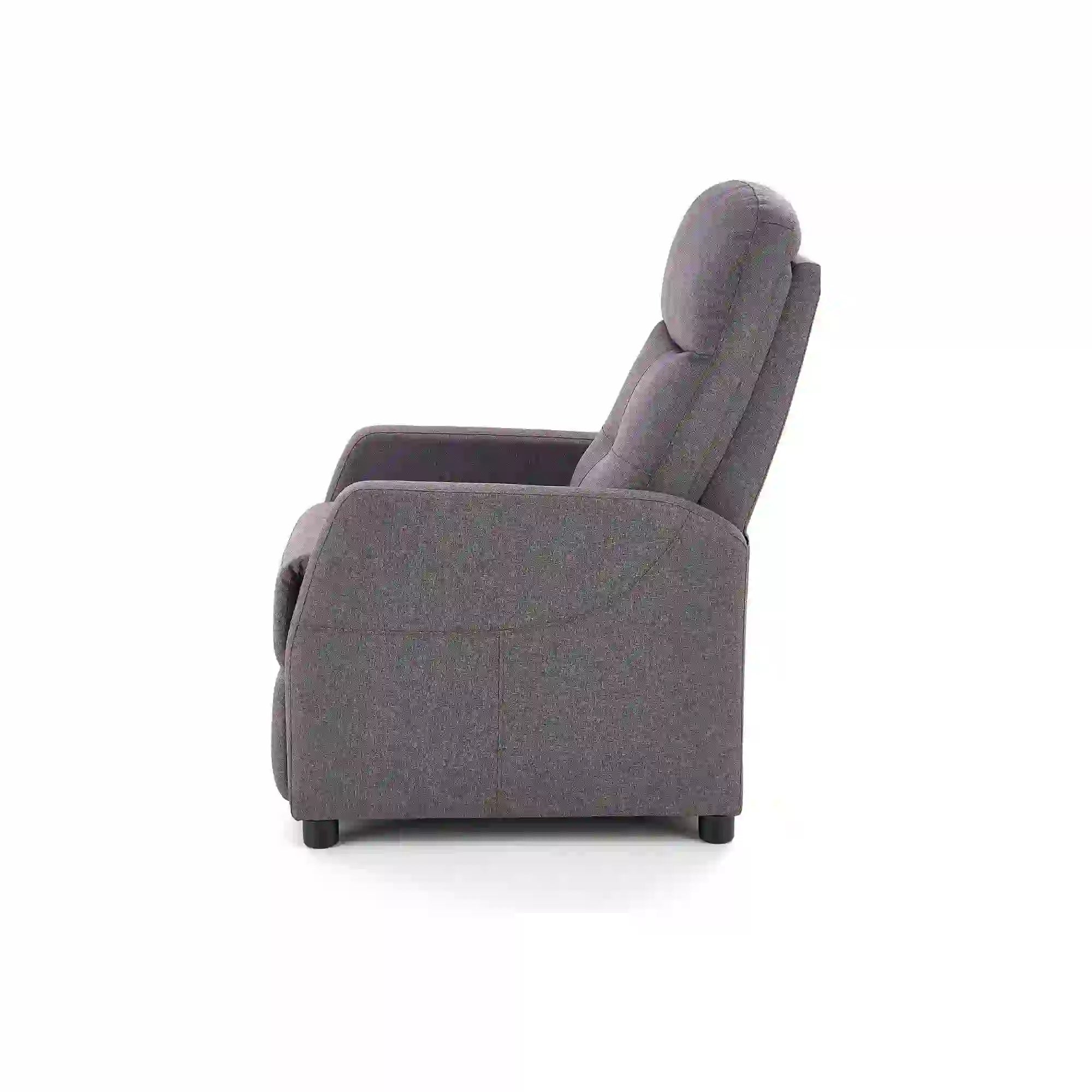 Fotoliu recliner HOUSTON OCN-37673, gri/negru
