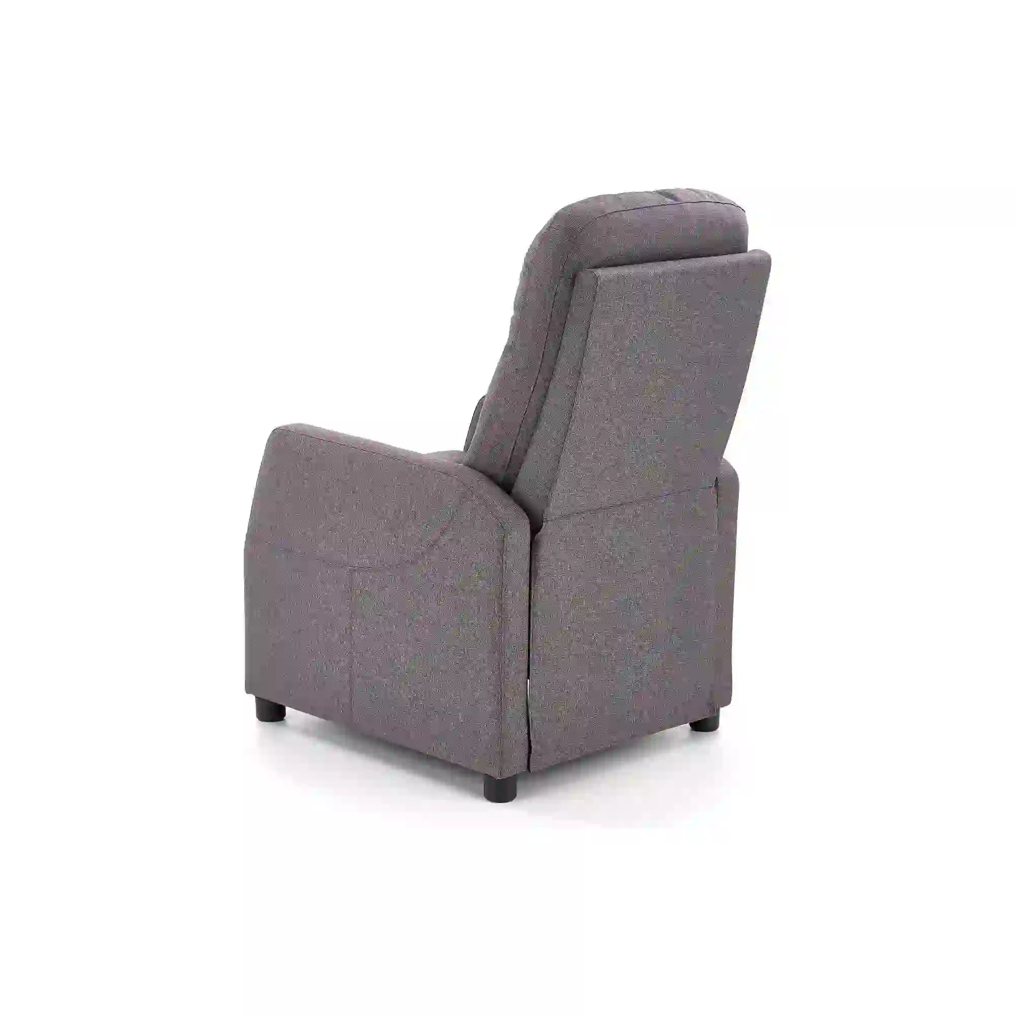 Fotoliu recliner HOUSTON OCN-37673, gri/negru