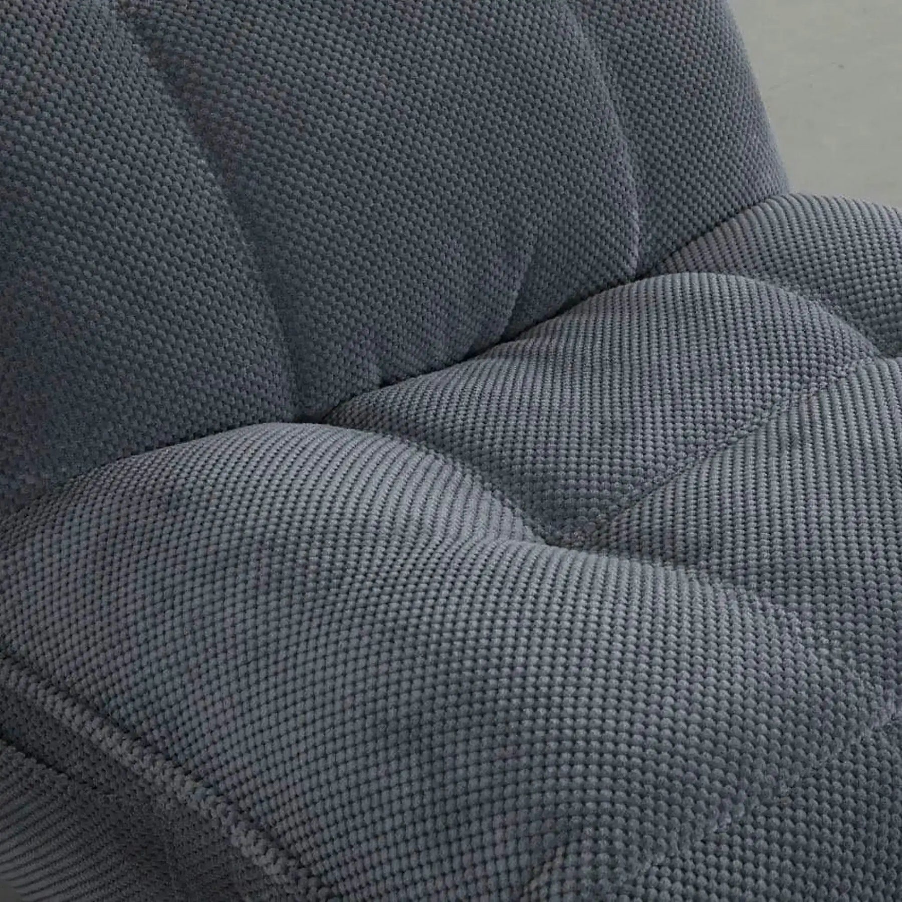 Fotoliu recliner MARCUS, stofă clasică/metal, gri, 84×104×94 cm