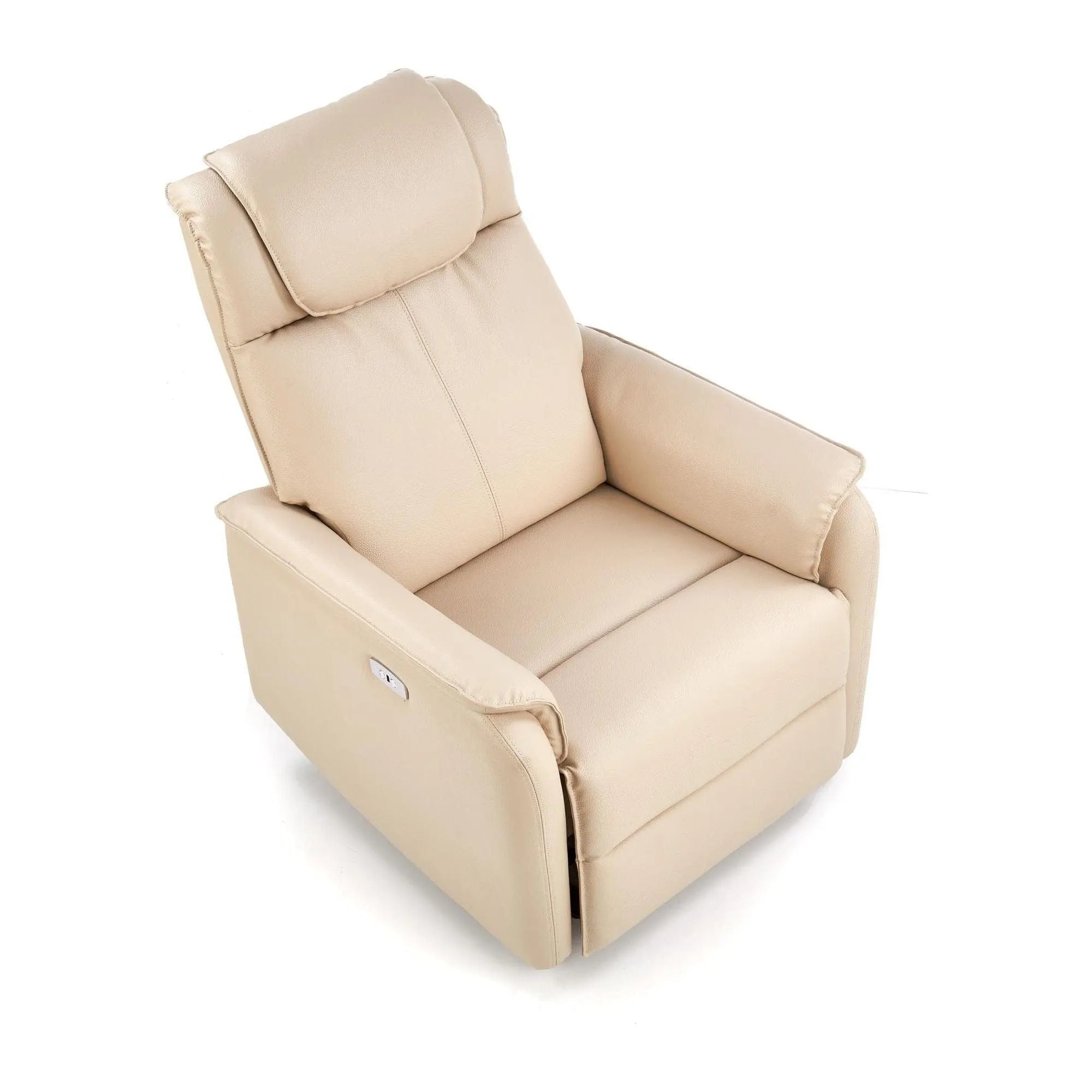 Fotoliu reglabil HOUSTON OCN-37799, crem/negru