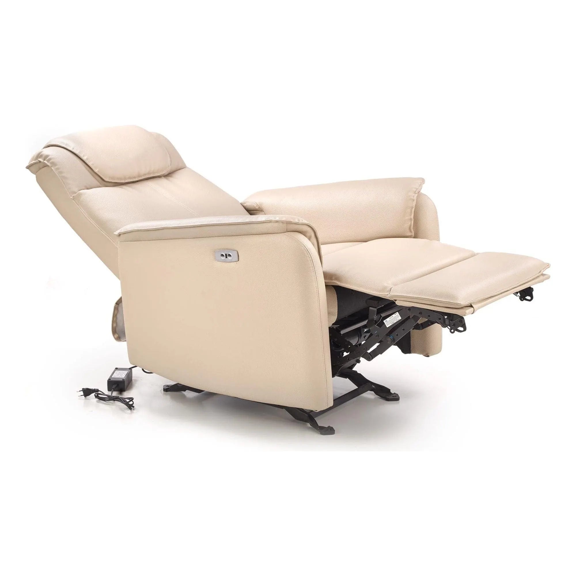 Fotoliu reglabil HOUSTON OCN-37799, crem/negru