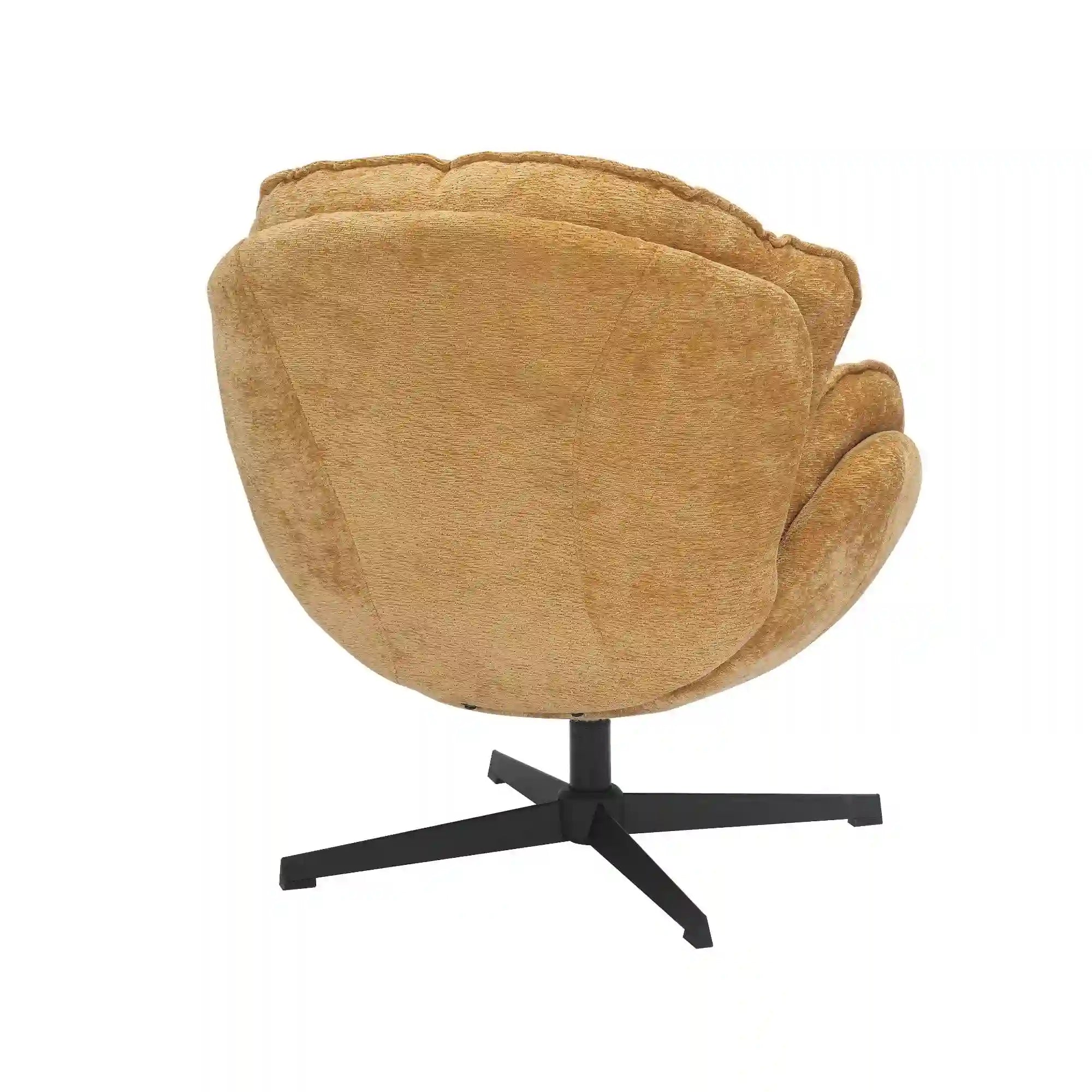 Fotoliu rotativ DETROIT OCN-39644, galben/negru