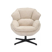Fotoliu rotativ DETROIT OCN-39645, bej/negru