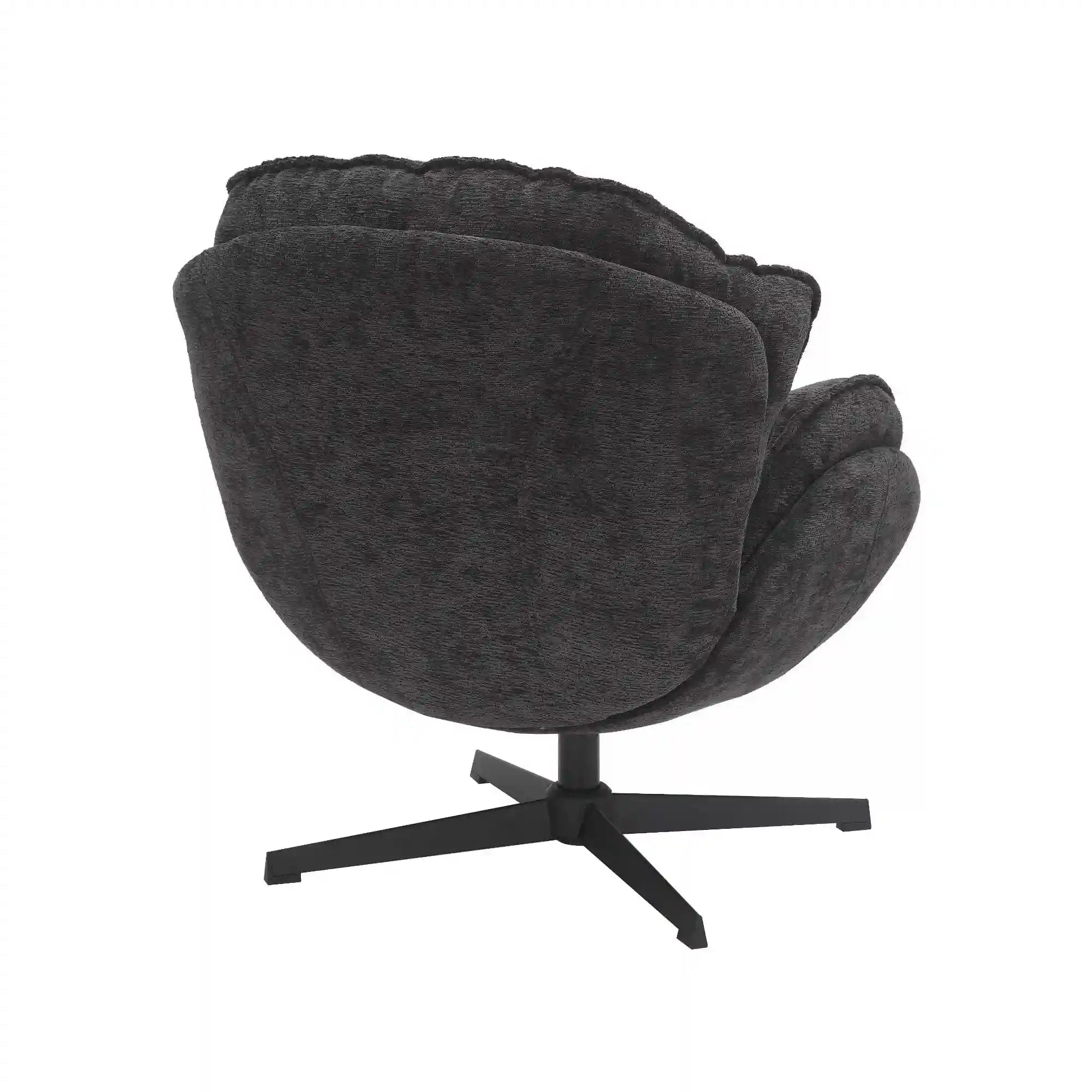 Fotoliu rotativ DETROIT OCN-39646, negru