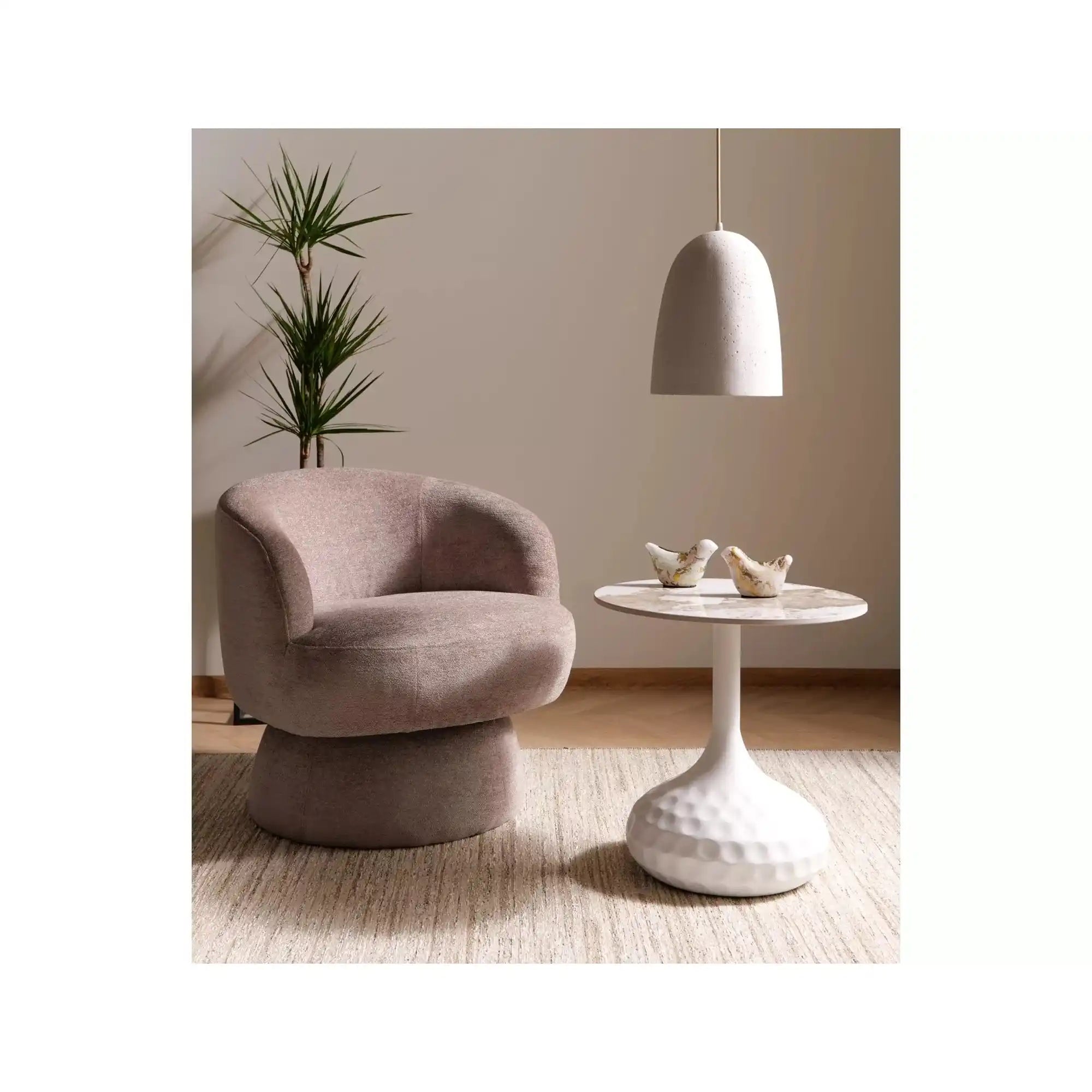 Fotoliu rotativ DETROIT OCN-39737, bej inchis