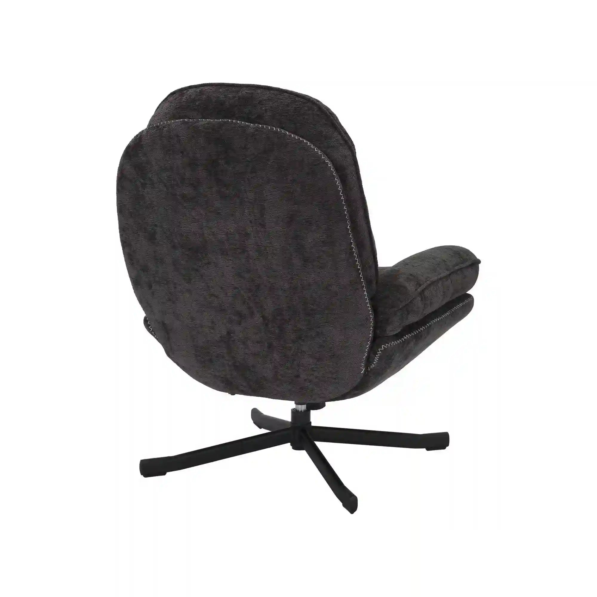 Fotoliu rotativ DETROIT OCN-39769, negru