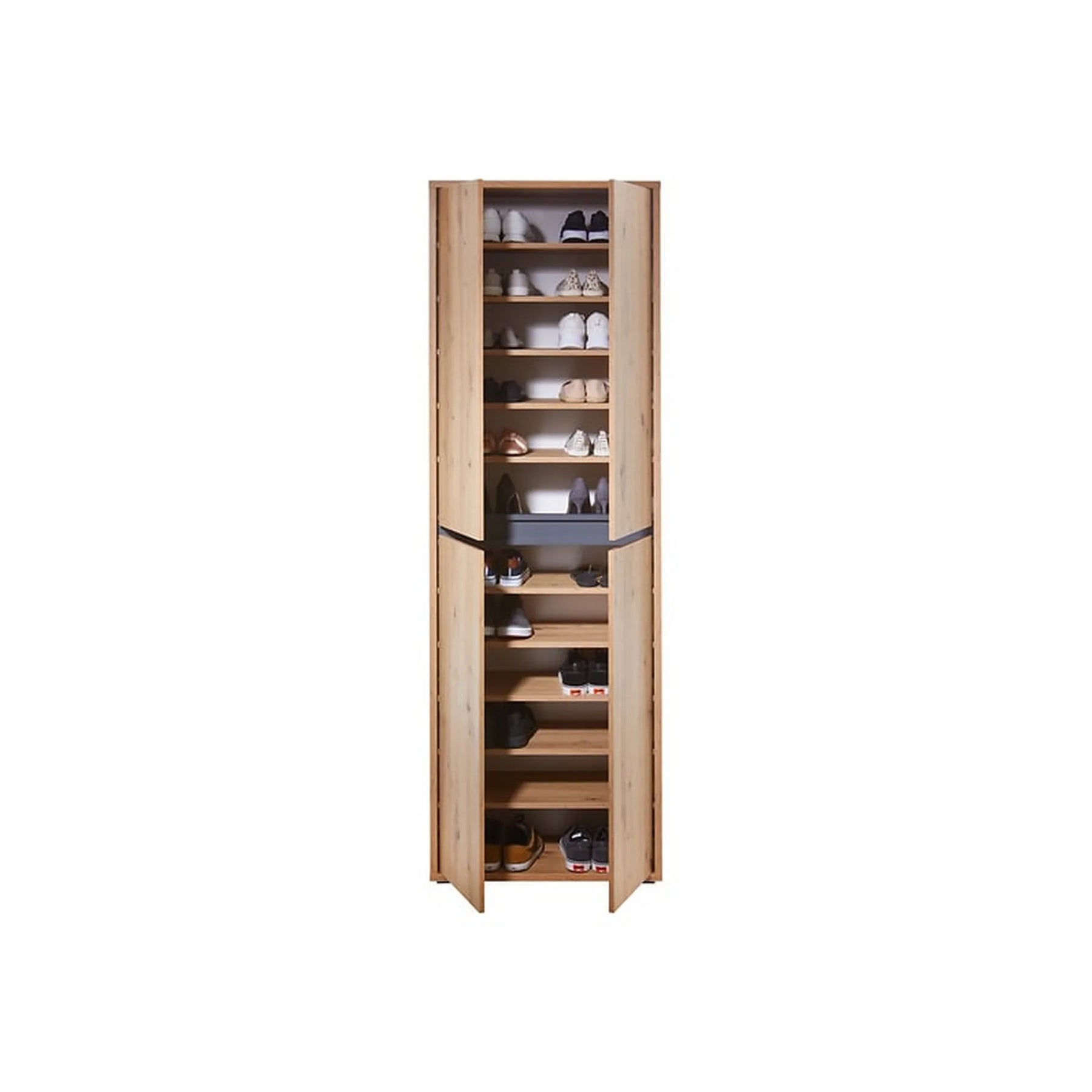 Pantofar LIV, stejar artisan/gri antracit, PAL laminat, 70x34x210 cm