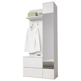 Mobilier hol GADIS, alb, 90x195x34 cm