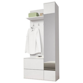 Mobilier hol GADIS, alb, 90x195x34 cm