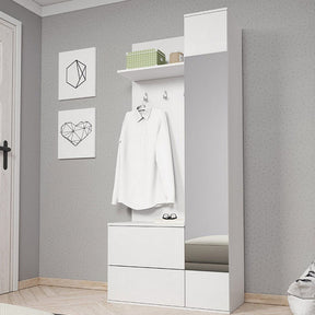 Mobilier hol GADIS, alb, 90x195x34 cm