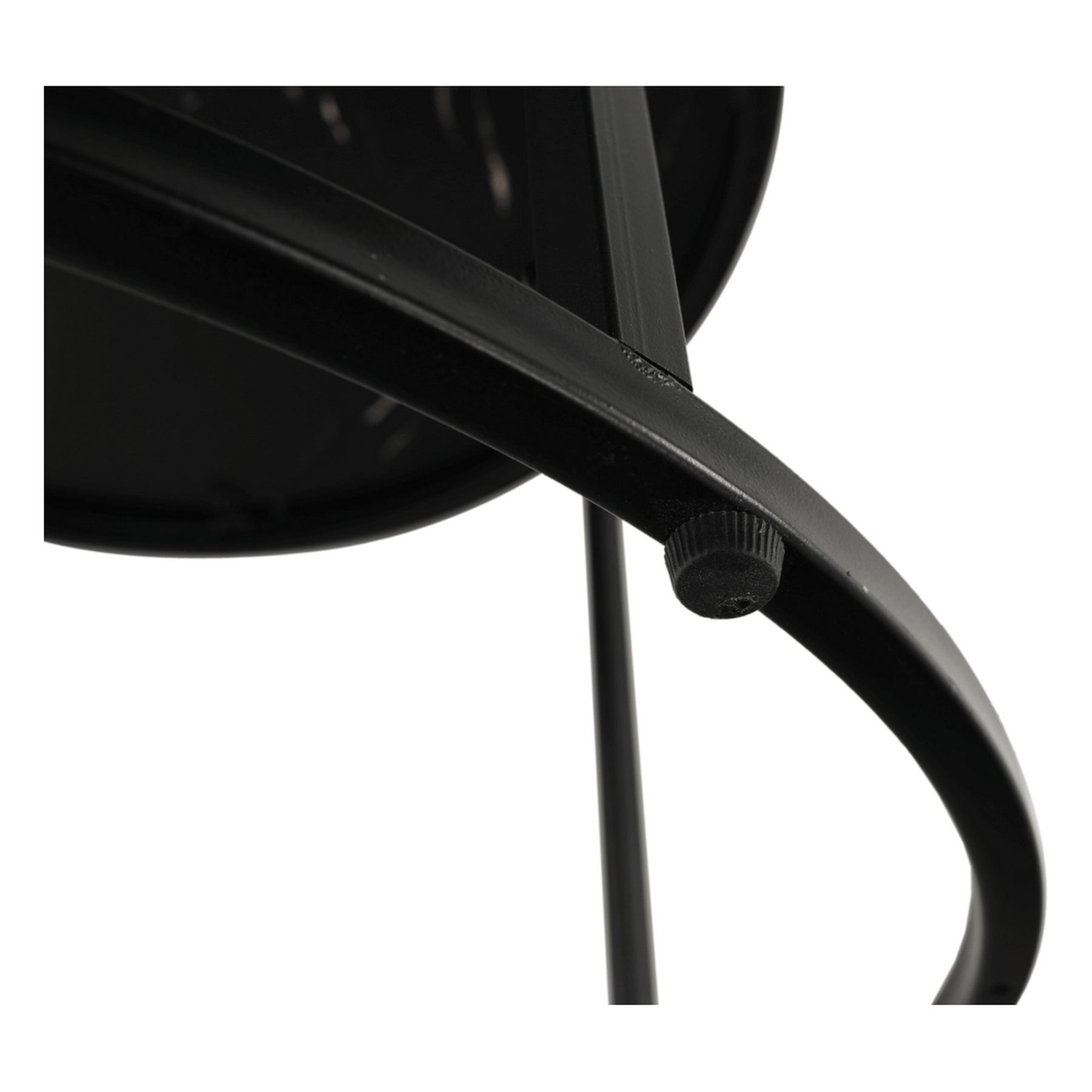 Masuta de cafea GAGIN, negru cu efect de marmura, 60x45 cm
