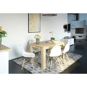 Masa GENERAL NEW, stejar artisan, DTD laminat, 140x80x75 cm