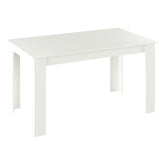 Masa GENERAL NEW, alba, DTD laminat, 140x80x75 cm