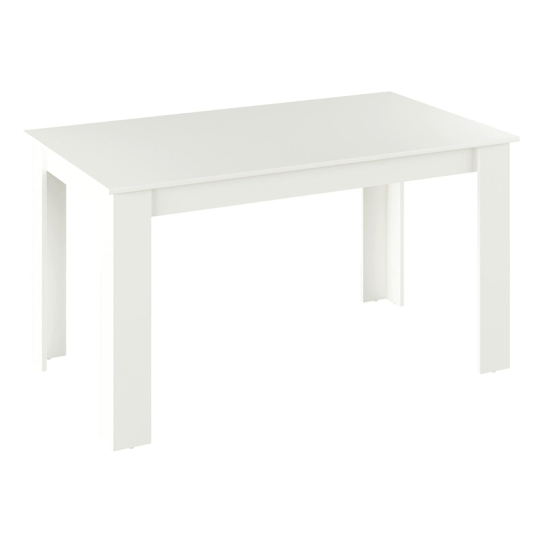 Masa GENERAL NEW, alba, DTD laminat, 140x80x75 cm