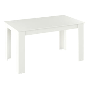 Masa GENERAL NEW, alba, DTD laminat, 140x80x75 cm