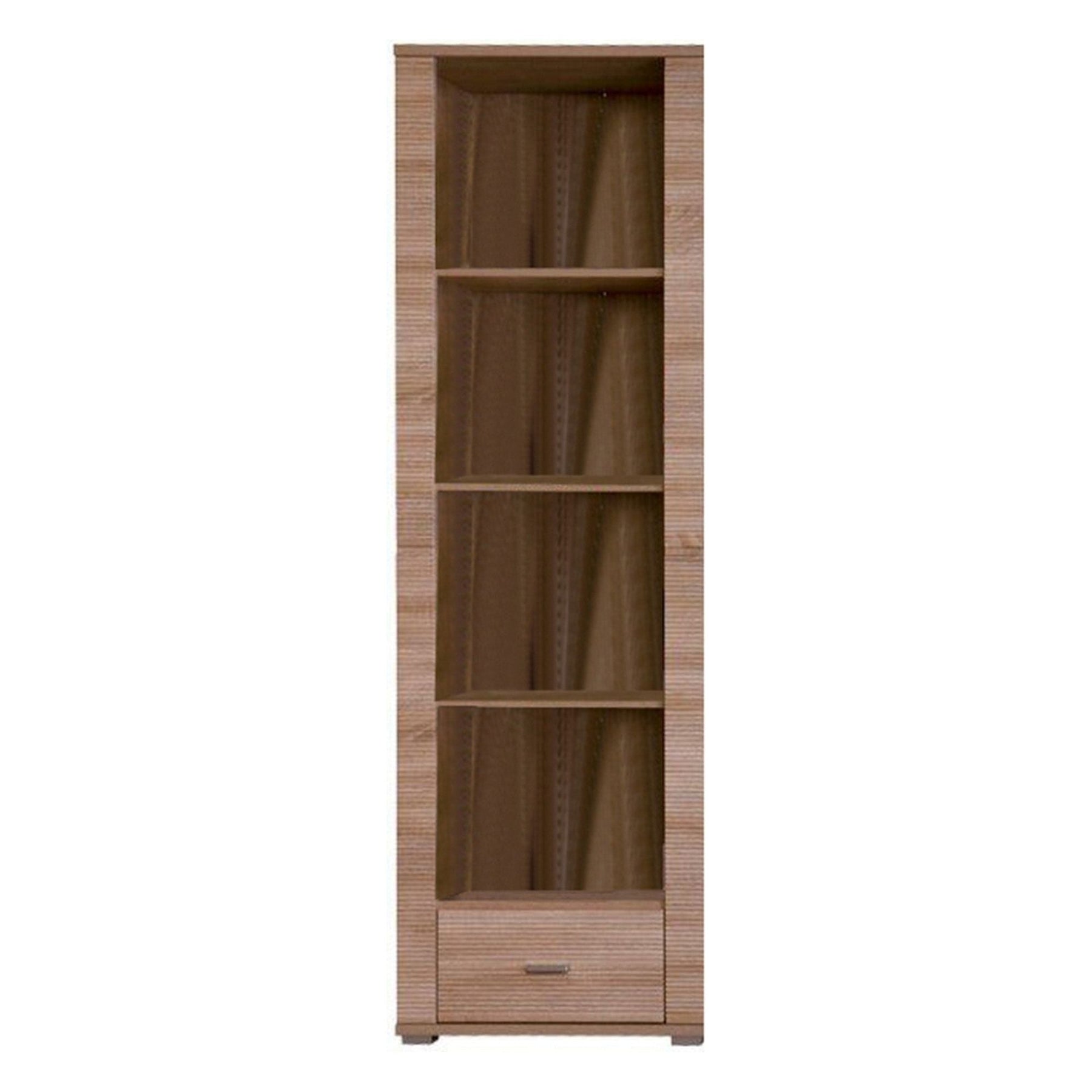 Biblioteca GRAND TIP 6, PAL laminat, stejar sonoma, 63x39x192 cm