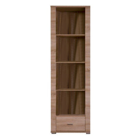 Biblioteca GRAND TIP 6, PAL laminat, stejar sonoma, 63x39x192 cm