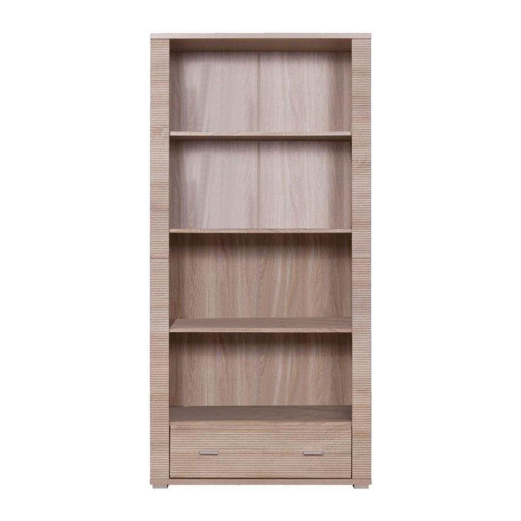 Biblioteca GRAND TIP 7, PAL laminat, stejar sonoma, 92.8x39x192 cm