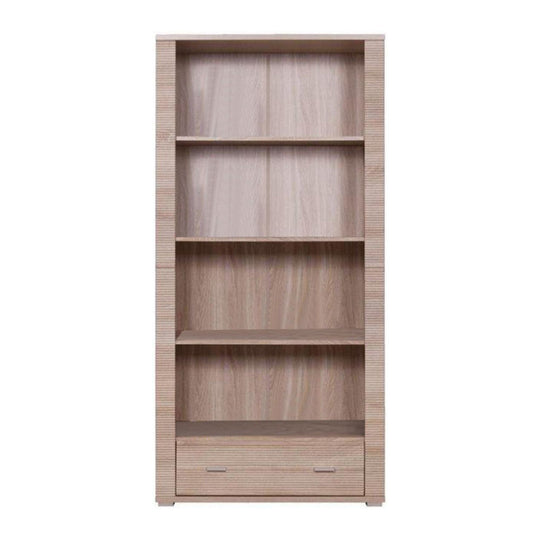 Biblioteca GRAND TIP 7, PAL laminat, stejar sonoma, 92.8x39x192 cm