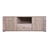 Comoda TV GRAND tip 13, PAL laminat, stejar sonoma, 140x55x51 cm