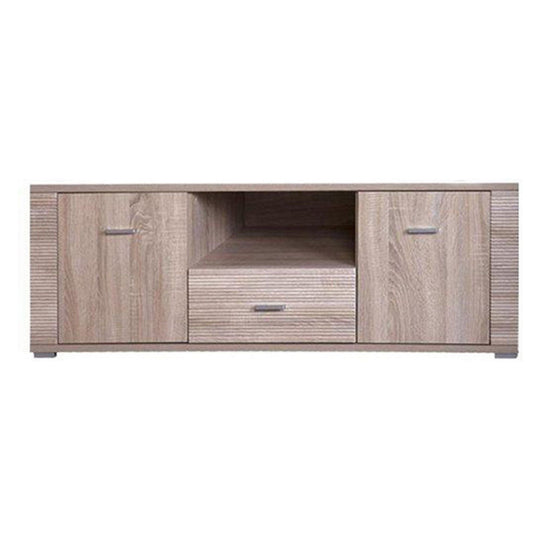 Comoda TV GRAND tip 13, PAL laminat, stejar sonoma, 140x55x51 cm