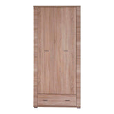 Dulap dormitor GRAND tip 3, PAL laminat, stejar sonoma, 93x192x55 cm, 2 usi si 1 sertar
