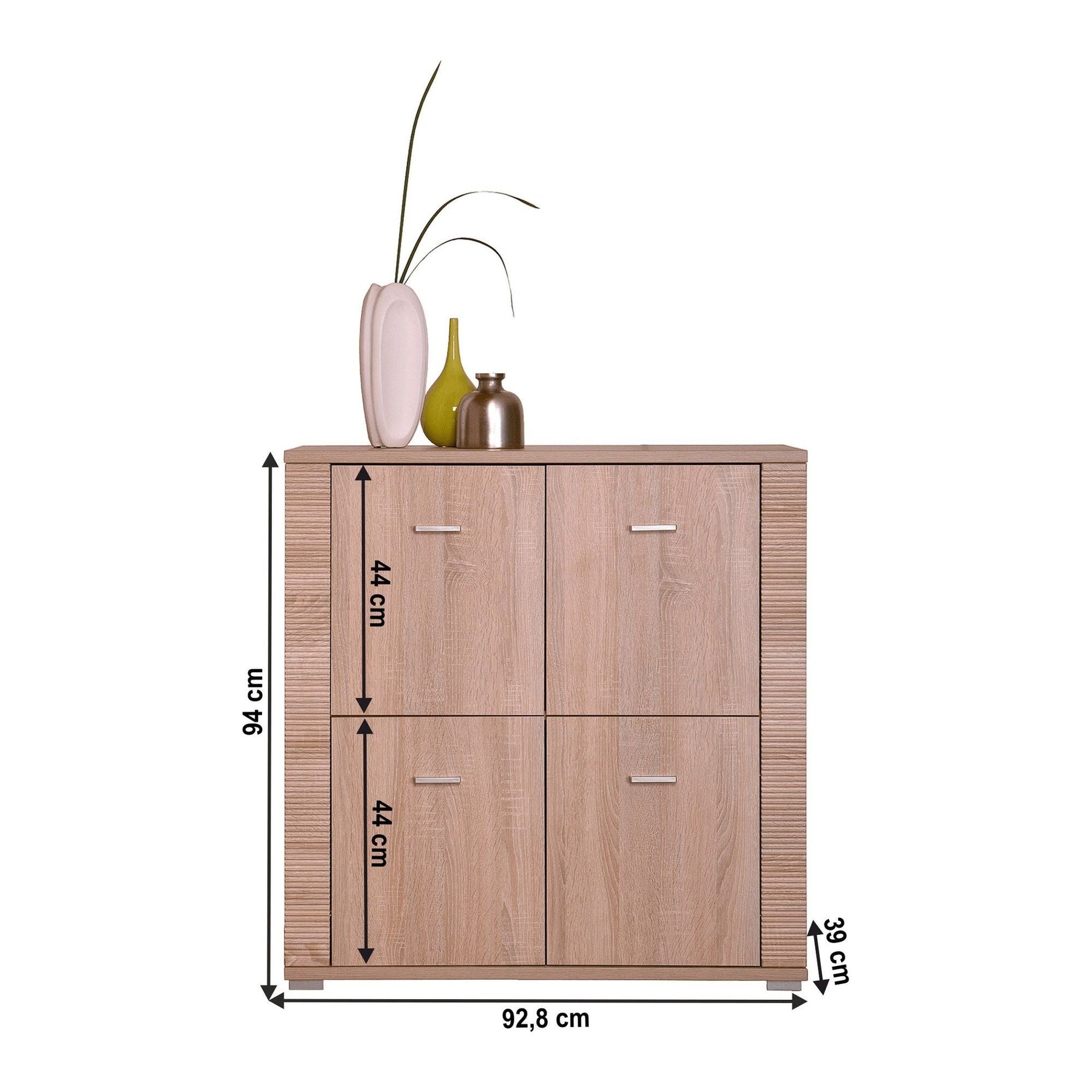 Comoda GRAND tip 10, PAL, stejar sonoma, 92,8x39x94 cm