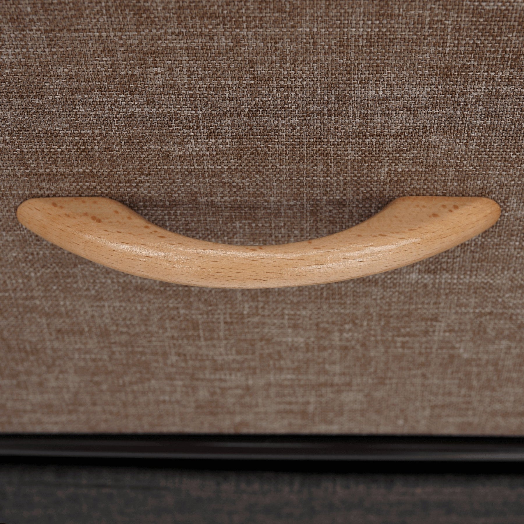 Comoda HAZEL TYP 3, bej/maro deschis/maro inchis, metal/plastic/material textil, 80x29x79 cm