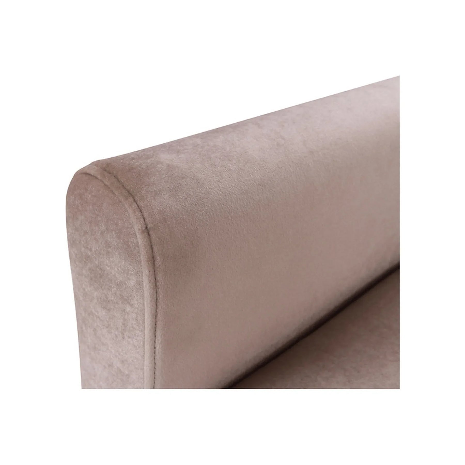 Canapea extensibila LATINA, stofa catifelata bej - Amon 16, 224x95x89 cm