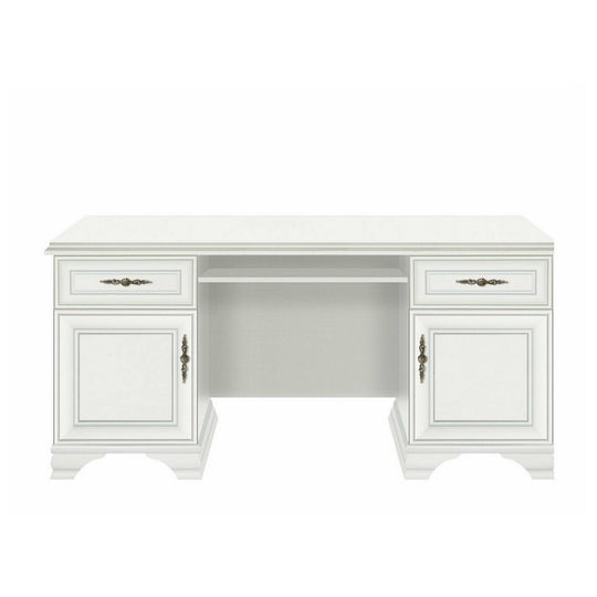 Birou IDENTO, alb, PAL, 160x74x78 cm